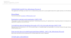 Desktop Screenshot of aleprojects.com